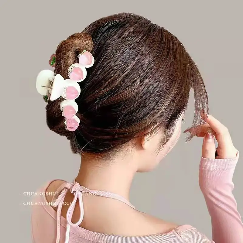 Kawaii Peach Slime Charms Kit Cute DIY Filler Resin Decor Add Ins For Clear Fluffy Cloud Slime Hair Accessories 1/5/10pcs clay charm toys slime kit