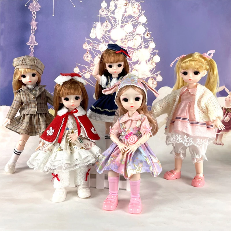 30cm Mini Cute Cartoon Doll Play House Dress Up Game Princess Dress Chinese  Clothes Girl Toy New Year Gift Movable Joints 2022 - AliExpress Đồ chơi &  sở thích