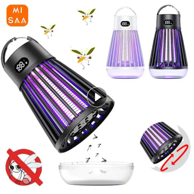 Xioami Insect Trap Ricaricabile Mosquito Killer E Flying Insect Killer Luce Interna Con Anello Appeso Killer Elettrico Per Insetti