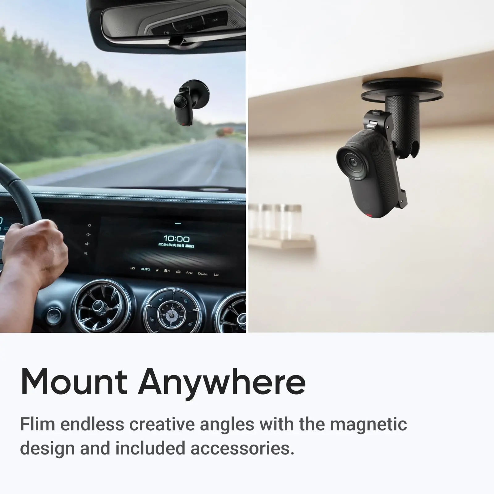 Insta360 GO 3S 4K Tiny Portable Vlogging Camera, Hands-Free POVs, Mount Anywhere, Stabilization, 10m Waterproof, Pet POV 3