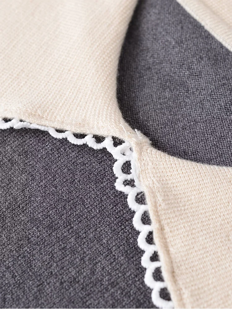 Fashion Knitted Short Sweaters For Women Casual Short Sleeve Pullover Tops Spring Summer Turn Down Collar Knitwears Top Women