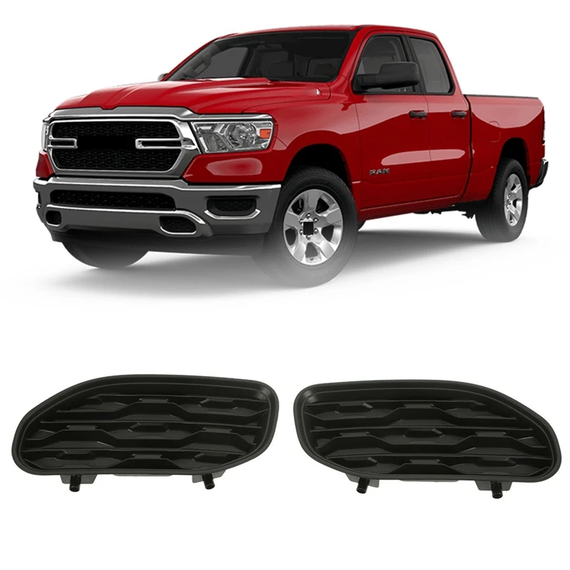 

Для 2019-2021 Dodge Ram 1500 DT 68414296AA передний бампер противотуманная фара решетка противотуманная задняя крышка ободок комплект