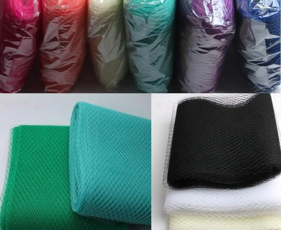 25cm*1m Birdcage Veil Fabric DIY Mesh Hat Wedding Millinery Netting Russian Veiling Trimming Hair Accessories Tulle Dress Access