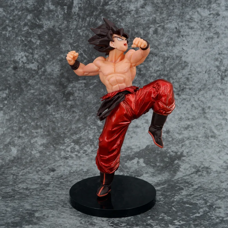 

New Anime 22cm Action Figures Super Saiyan Son Goku Model Statues Toys Gifts PVC Tide Play Desktop Ornaments