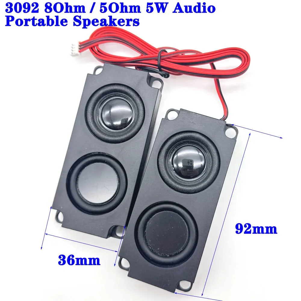 5W 8-Ohm Mini Speaker for Raspberry Pi LCD Compatible Amplifier ...