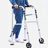 Travel-Friendly Elderly Shopping Cart Auxiliary Walking Crutches Can Sit & Fold Walking Cane Car for Support 5