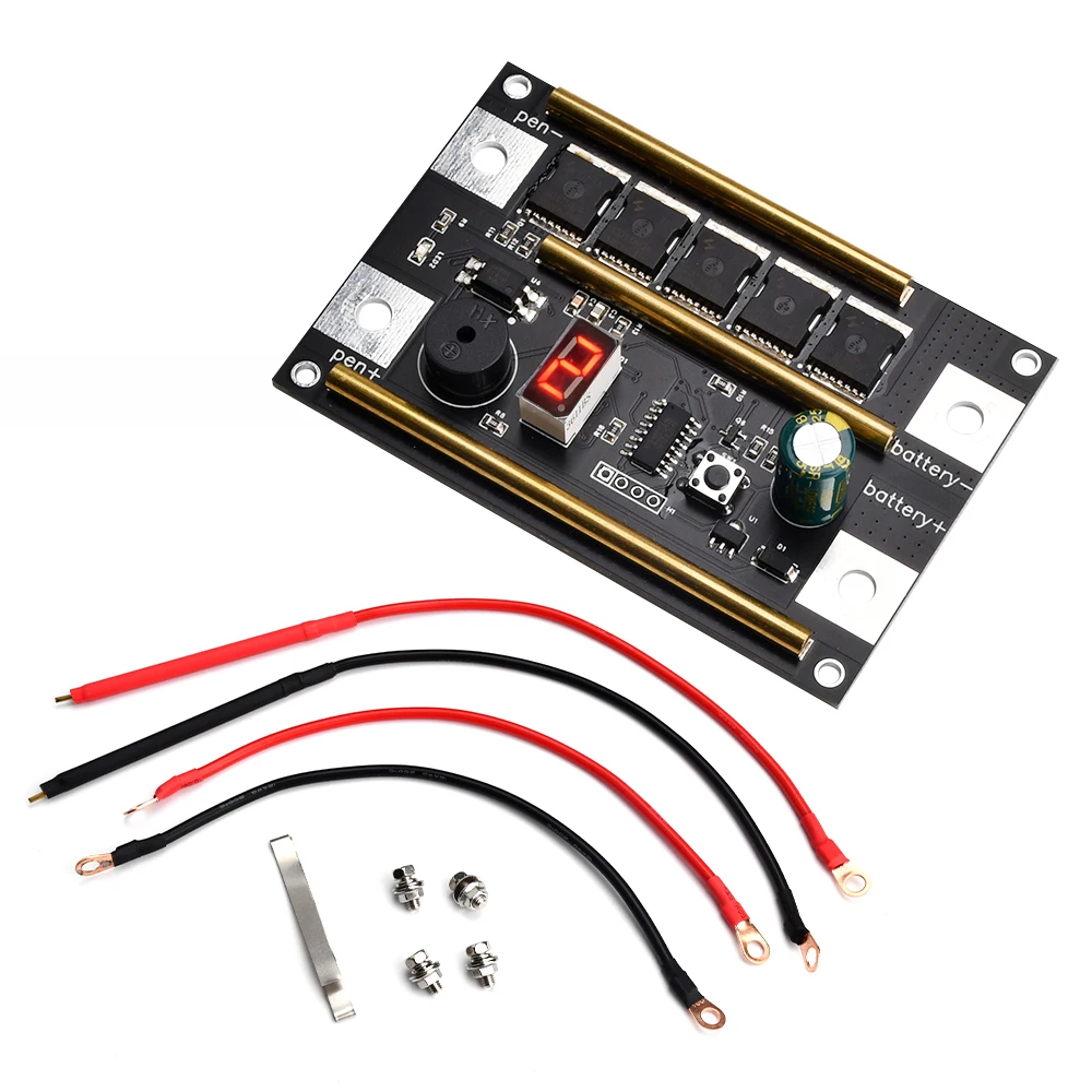 

DC 12V Spot Welder DIY Kit 9 Gears Power Adjustable Mini Spots Welding Machine Control Board for Welding 18650 40900 Battery