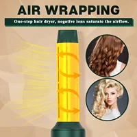 Wholesale 5 in 1 Hair Brushes High Speed 100,000rmp Hair Styler Straightener Electric Curling  Iron Air Blow Dryer 2