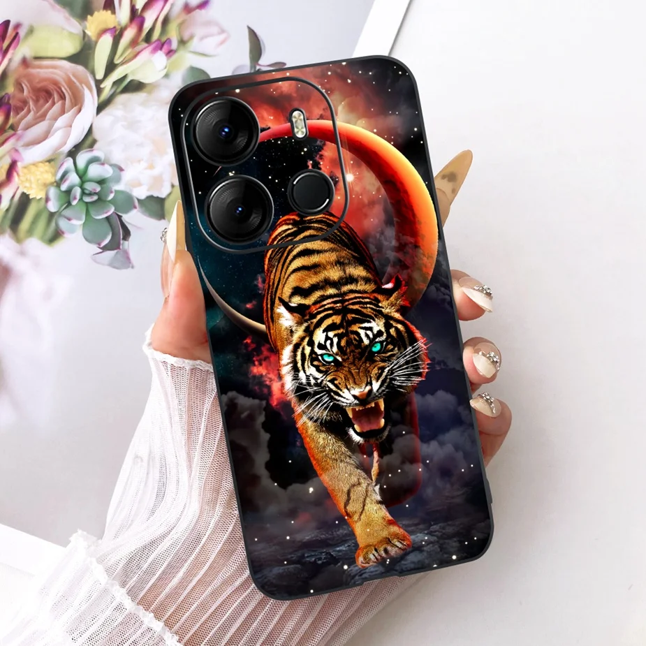 Cool Dragon Painted Soft Silicone Phone Case - Enhanced Protection Back Cover Bags