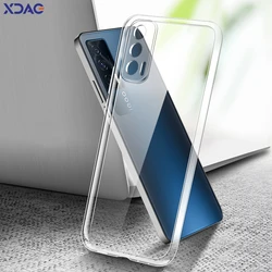 Premium Ultrathin Clear Phone Case - Soft TPU Transparent Crystal Cover for VIVO Y30 5G (Clear)