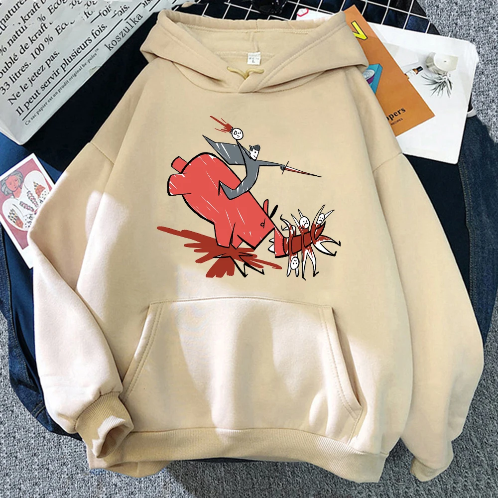 

Nimona Sweatshirt Comic Hooded Long-sleeved Graphic Printing Pullovers Men/women Fleece Comfortable for Autumn/Winter Moletom