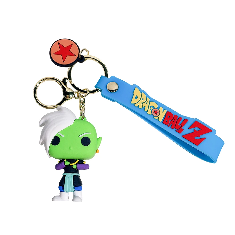 

Anime Dragon Ball Keychain Son Goku Broli Zamasu Vegeta Keyrings Cartoon Doll Key Holder Backpack Pendant Periphery Accessories