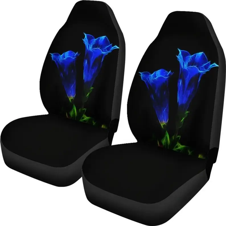 

Gentiana Flowers Car Seat Covers (Set Of 2) / 2 Front Car Seat Covers / Car Seat Covers / Flowers Car Seat Protector / Flowers C