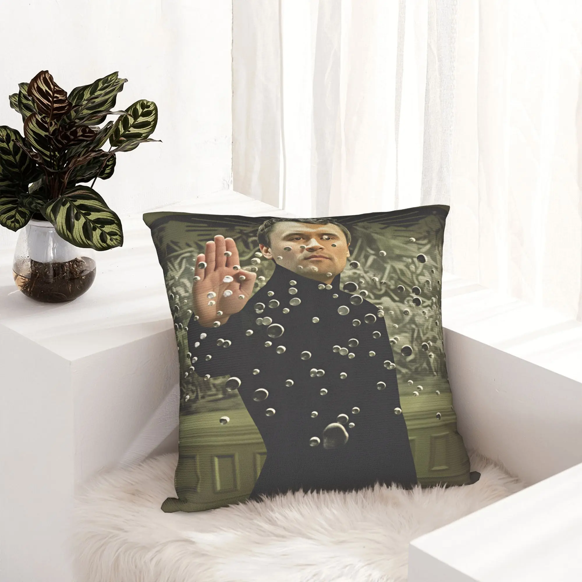 Charlie Kirk Funny Meme Kissenbezüge, Kawaii-Kissenbezug für Sofa, Auto, Heimdekoration, weicher Kissenbezug – Detail 8