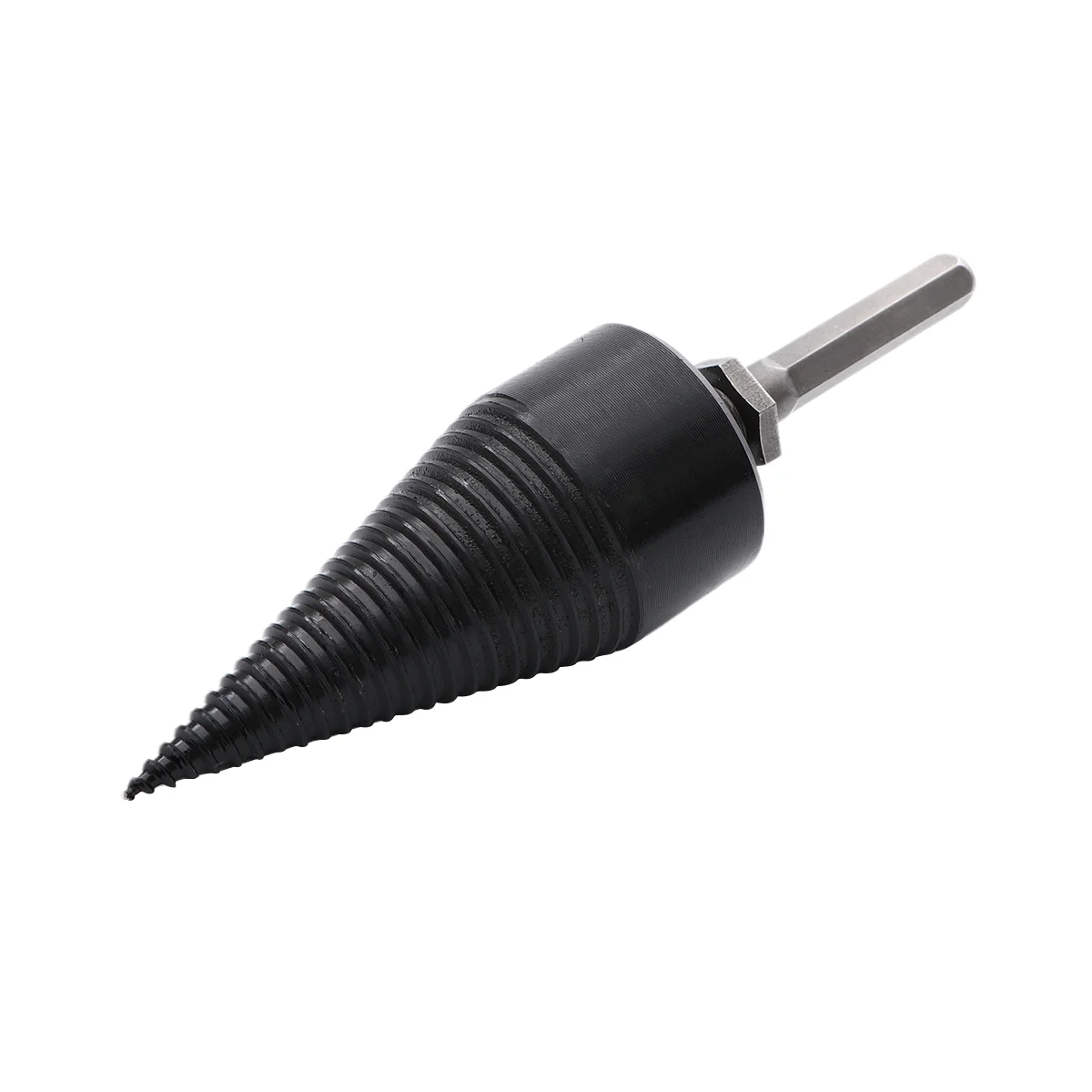 32mm Hexagonal Handle Chopping Wood Drill Firewood Drill Bit Chop Wood Splitting Tool Size S (8mm Hex Handle)