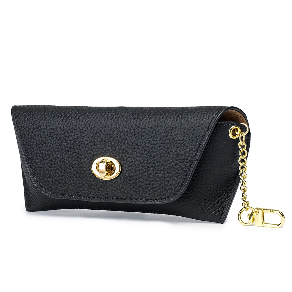 Vintage Handmade Genuine Leather Eyeglasses Case – Luxury Soft Storage Pouch and Spectacles Box