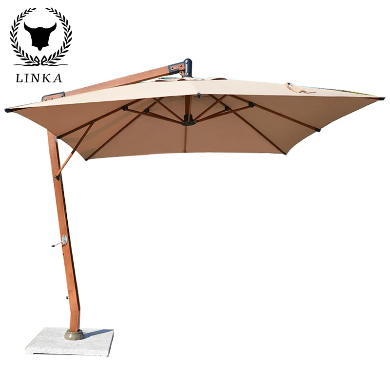 

Family outdoor umbrella villa garden unshade umbrella oversized beach umbrella garden charis sofa sunshde water proof shelters
