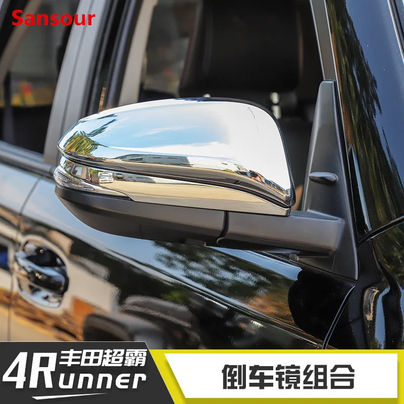 

Крышка бокового зеркала заднего вида Sansour, 2 шт., Накладка для Toyota 4runner 2017 2018 2019