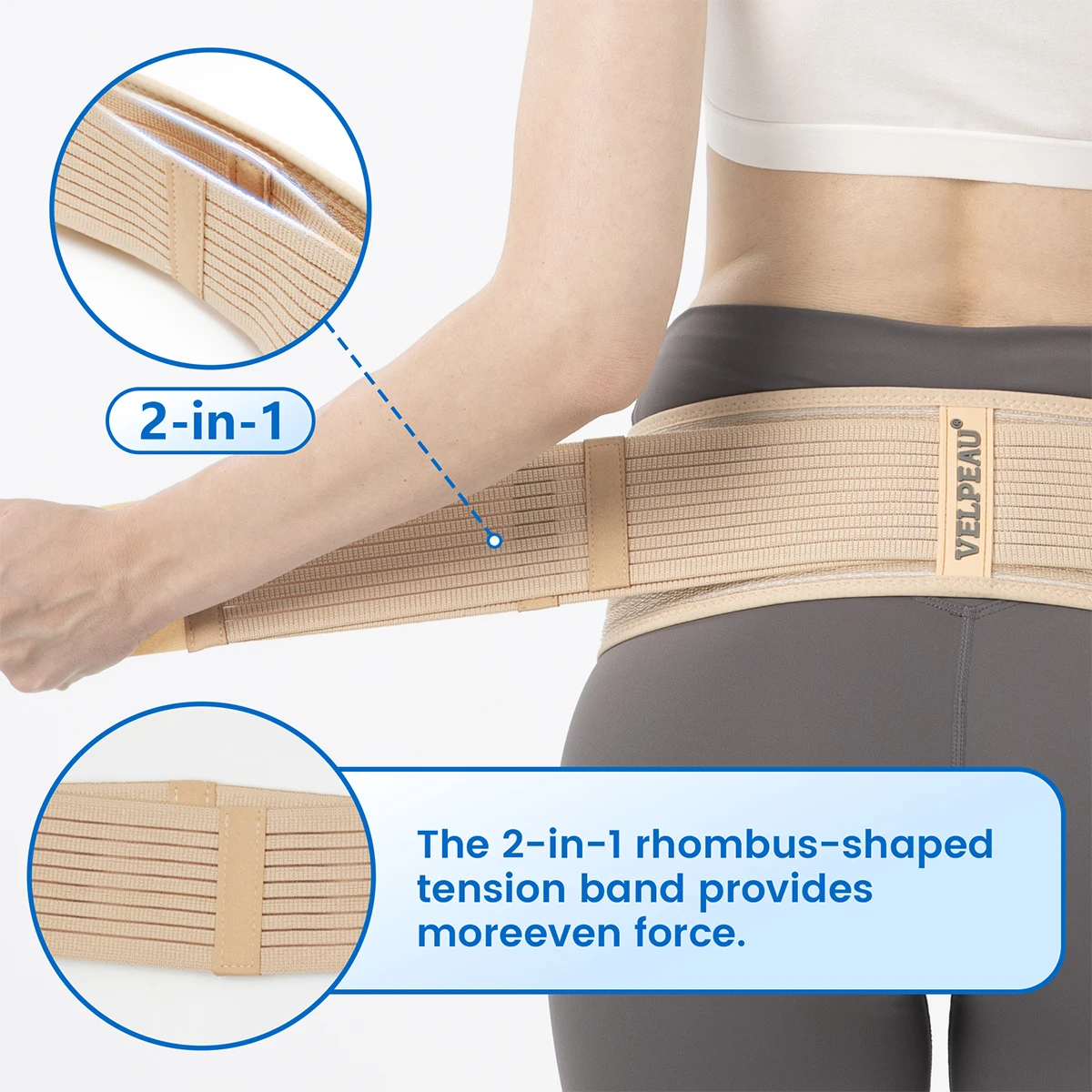 KINGCOO Cintura Lombare Con Doppia Trazione E Cinghie Regolabili, Supporto Per Schiena E Addome, Per Alleviare Sciatica E Mal Di Schiena, Taglie Dalla S Alla 6XL, Uomo E Donna