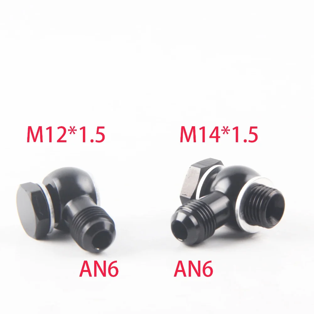 Bolt Hydraulic Clutch Screw M12 x 1.5 M14 x 1.5 Aluminum Banjo fitting Outlet Banjo male an4 an6 an8 Fitting Adapter 12mm 14mm hose end fitting adapter