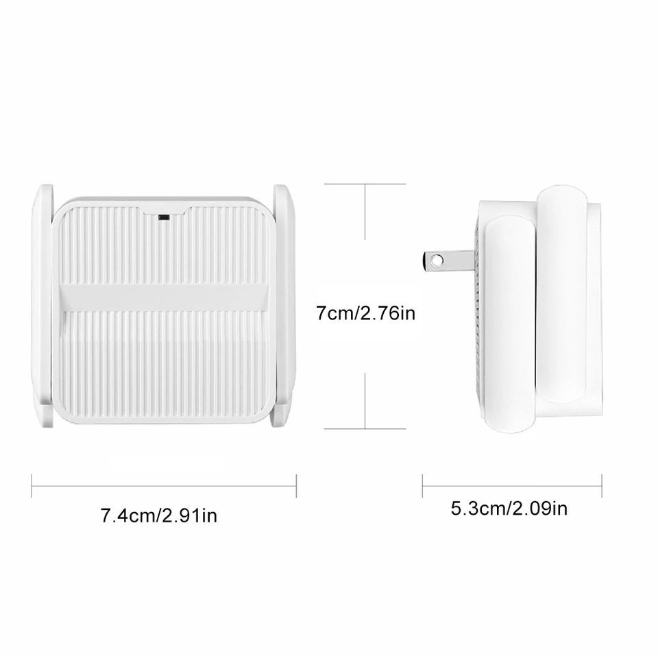 Ripetitore Wi-Fi 1200Mbit/s Con 4 Antenne Esterne – Dual Band 2.4/5 GHz, 2 Porte Ethernet, Copertura 360°