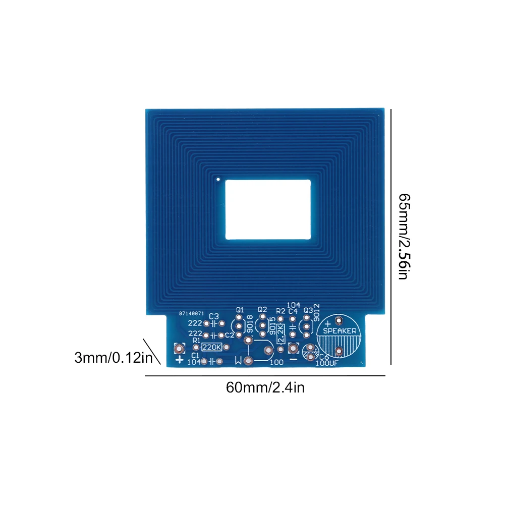 Высокочувствительный металлоискатель (BC560C, BC327, LM311)