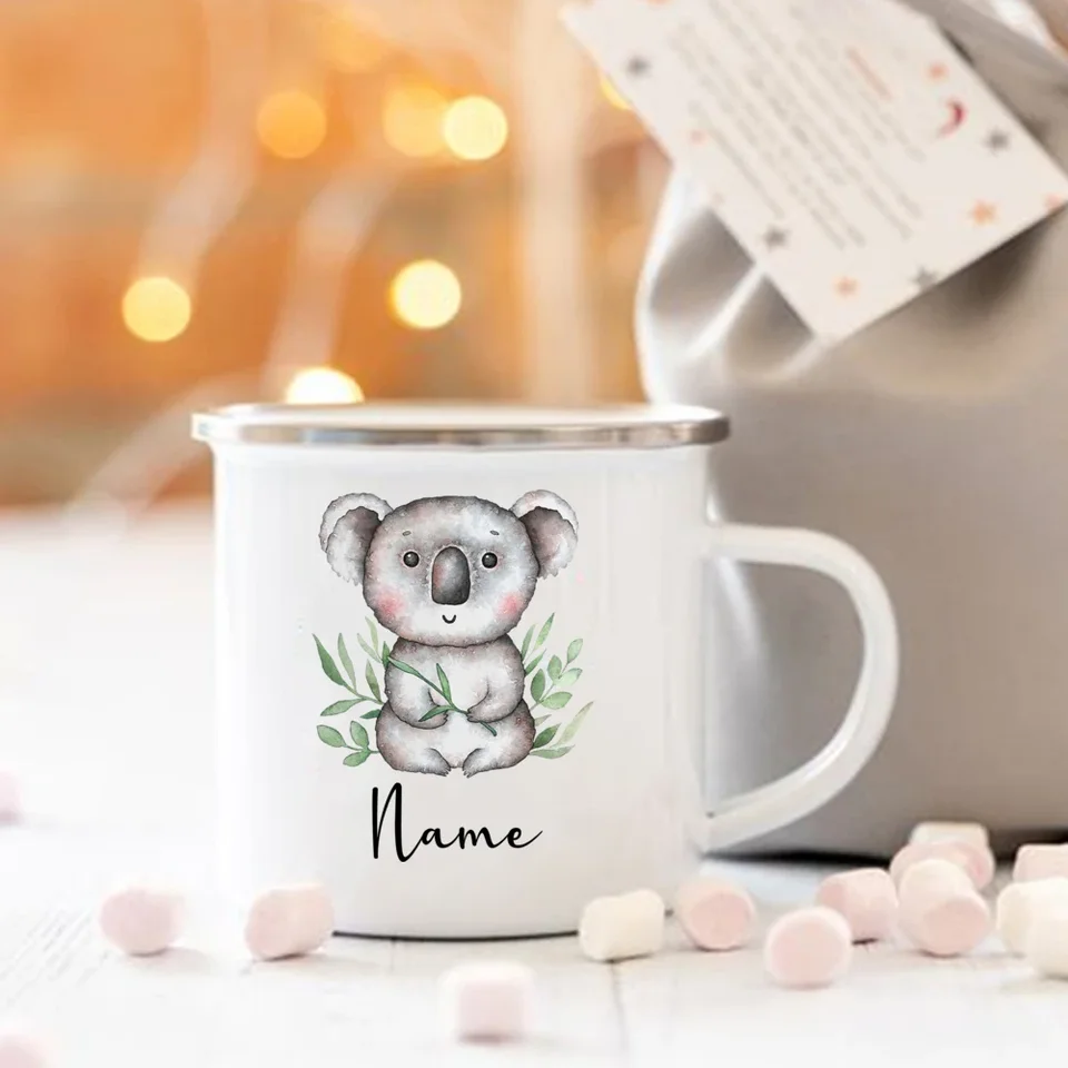 Taza Personalizada Con Inicial Y Nombre Estilo Dinosaurio