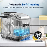 Machine à glaçons portable LOEFME 12kg/24h autonettoyante 1,4L, 2 tailles de glaçons, pour maison, cuisine, fête, camping-car 4
