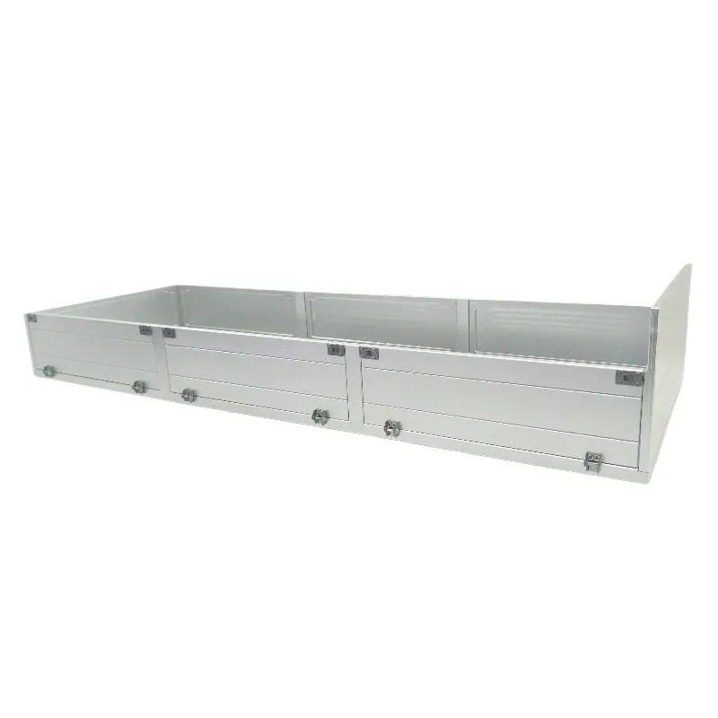 Metal Aluminum Alloy Cargo Box Body Bucket For 1/14 Tamiya RC Truck Car SCANIA 56360 Volvo FH16 MAN TGX ACTROS AROCS Accessories 2