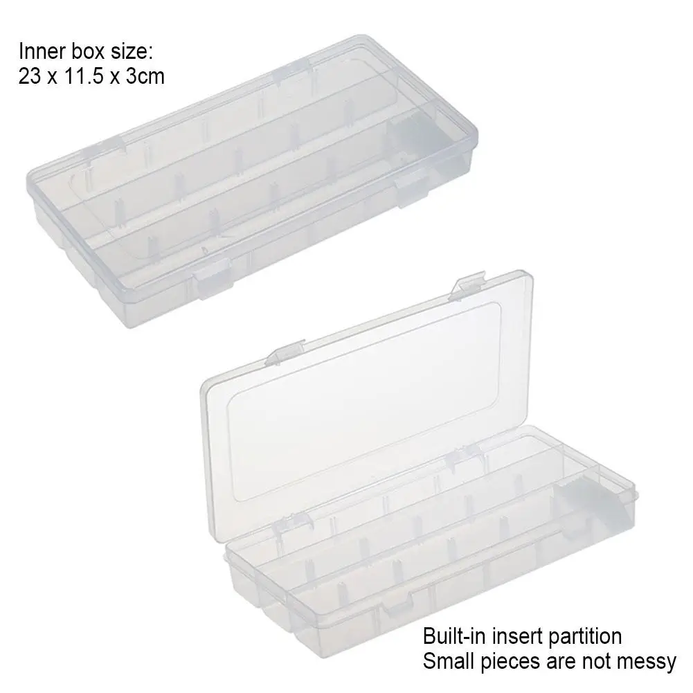 3-Tray Classic Tray Tackle Box 105*70*35mm Small Fishing Tool Box Plastic Storage  Box Large Capacity Portable Tackle Organizer - AliExpress