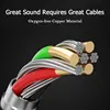 3.5mm In Ear Earphones Wired Headphones with Microphone Stereo Earbuds Sports Headset for Huawei Xiaomi Samsung Phone MP3 MP4 4