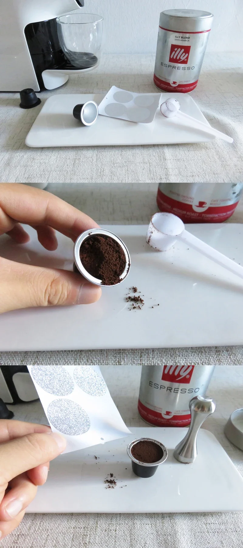 Description Picture 3 of itemHigh-Quality Reusable Coffee Capsules & Pods Compatible with Nespresso, Save Money and Waste