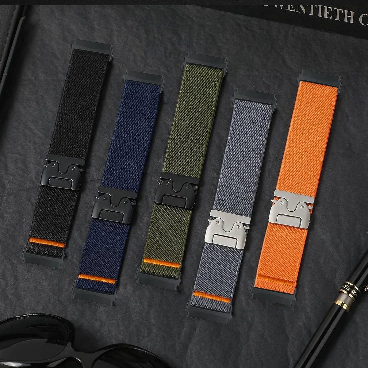 Nylon Smartwatch Strap Bracelet - Versatile Band Accessory