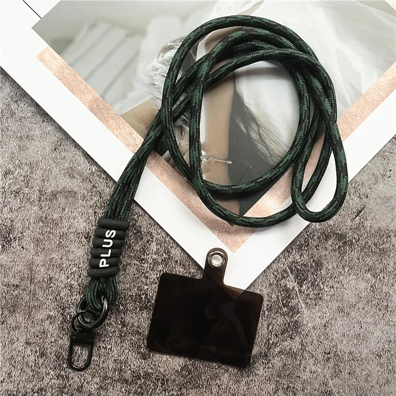 Versatile Phone & ID Badge Lanyard with Metal Keyring