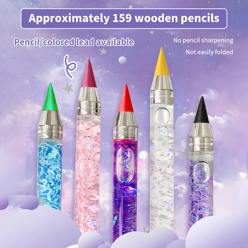 Colorful Writing Pencil No Ink Pen Magic Without Sharpening Pencils Painting Supplies Novelty Gifts Stationery - 3