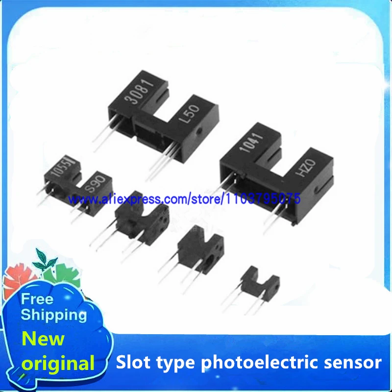 5 Stuks EE-SX1055 / 1070 / 1103 / 1105 / 3081 – Transmissieve Foto-elektrische Schakelaars, Optokoppelaars