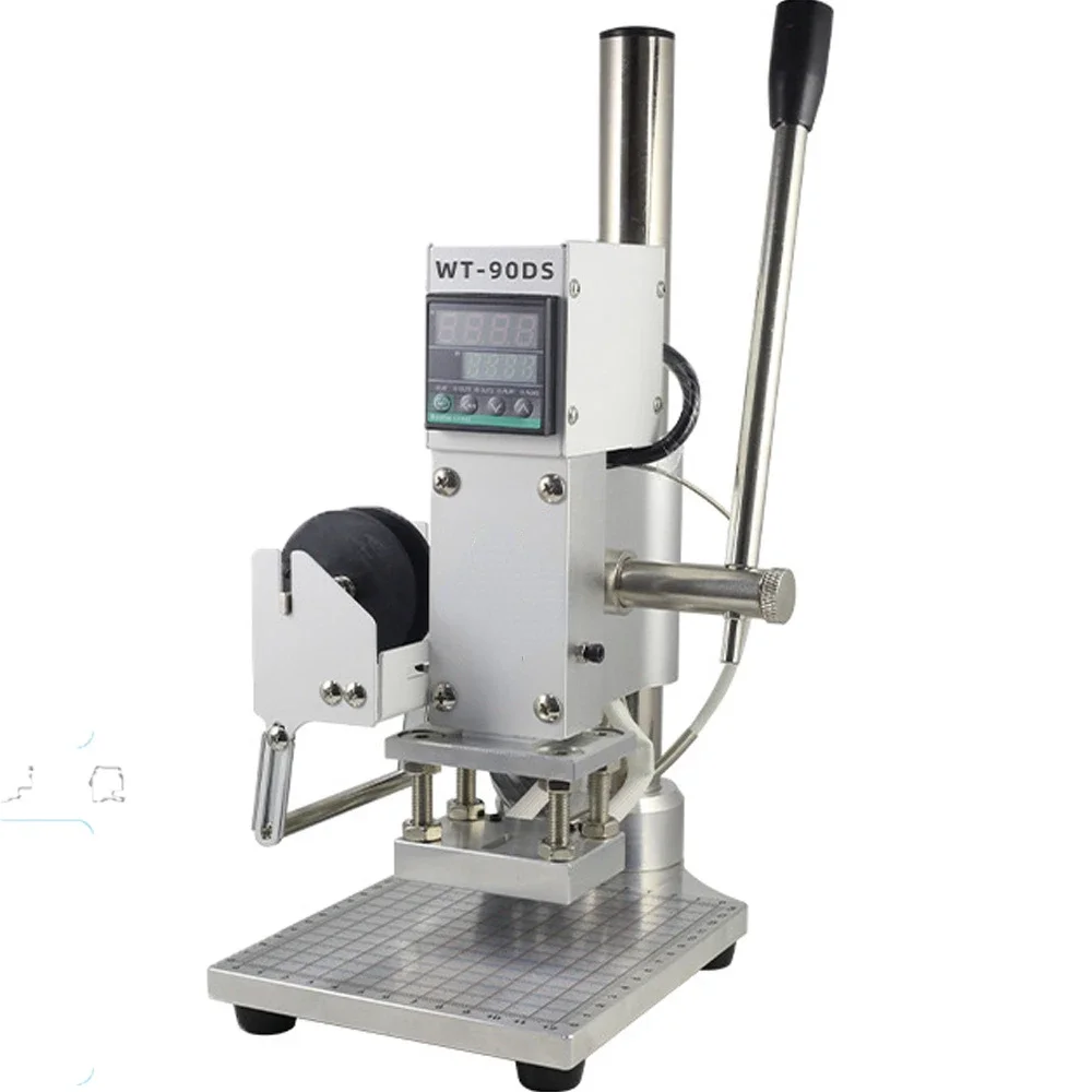 

Digital Hot Foil Stamping Machine 8x10cm Gold Silver Foil Manual Leather PVC Embossed Machine