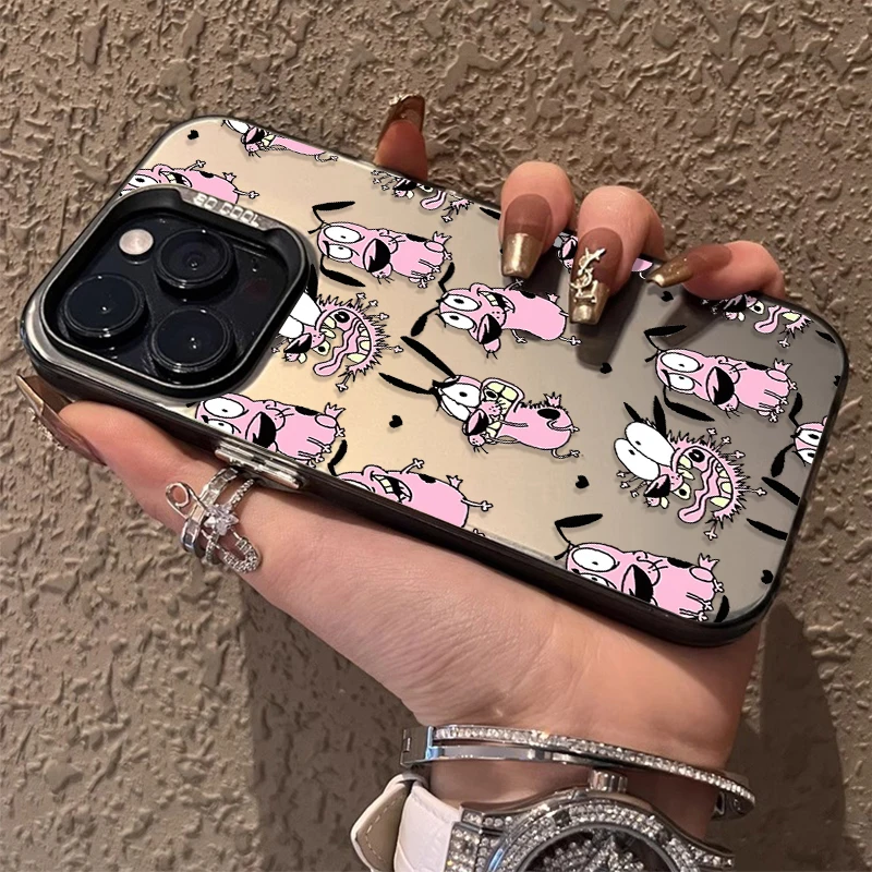 Courage the Cowardly Dog Themed Protective Phone Case Cover