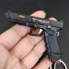 1:3 Semi Alloy G34 TTI Pistol Model Keychain Disassemble Mini Gun Toy Craft Bag Pendant for Chlidren Adults 2