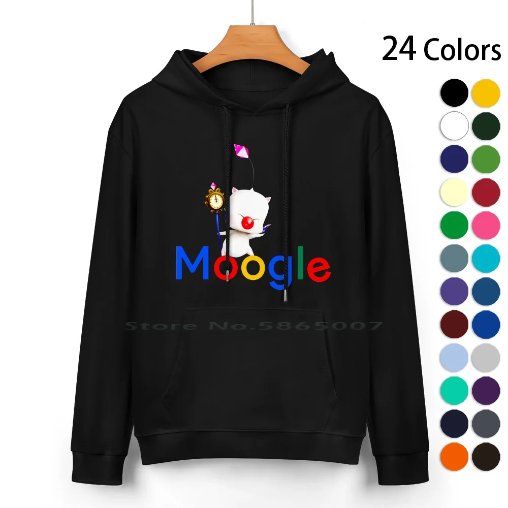

Толстовка Moogle из чистого хлопка, свитер, 24 цвета, финальная фантазия, Moogle Mog Geek, аниме Kawaii Cloud Sephiroth, 100% хлопок, с капюшоном