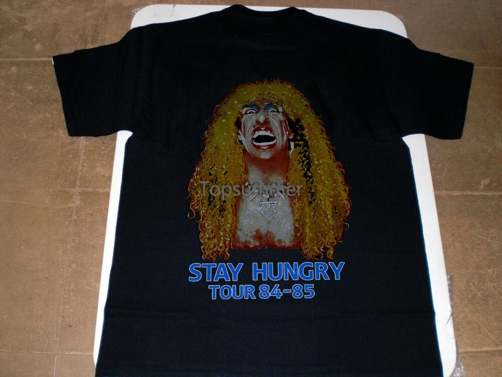 

Twisted Sister Vintage T Shirt 80S Concert 1984 Stay Hungry Tour Shirt Reprint