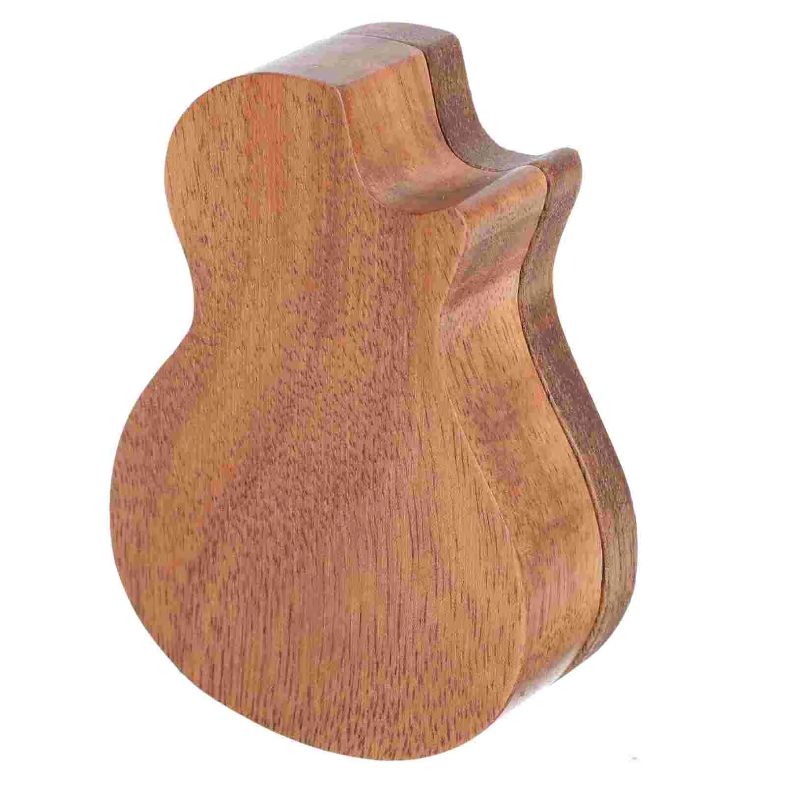 

Creative Solid Wooden Guitar Pick Box Storage Case Guitar Plectrum Holder