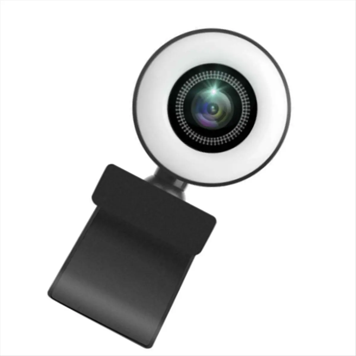 DT60 1080P 웹캠 조명 제어 풀 HD 8MP 웹캠 PC 노트북 자동 초점 라이브 스트리밍 마이크 포함 유연한 기능
