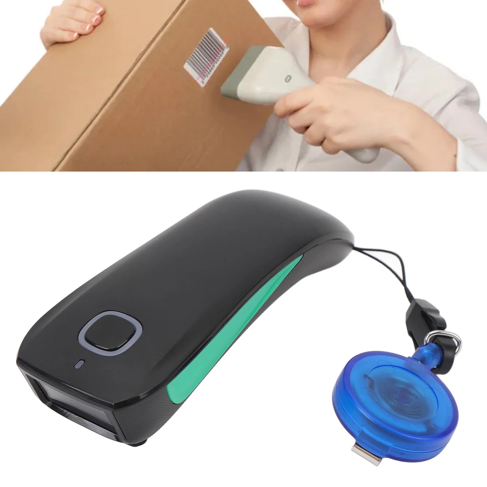 2.4G 3 in 1 Small Bar Reader C740 Wireless Barcode Scanner1D Barcode Scanner Wireless CCD Mini Handheld Barcode Scanner