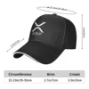 Ripple (XRP) LOGO NEW RIPPLE LOGO Cryptocurrency Baseball Cap dad hat derby hat Trucker Cap Horse Hat Hats For Men Women's 6
