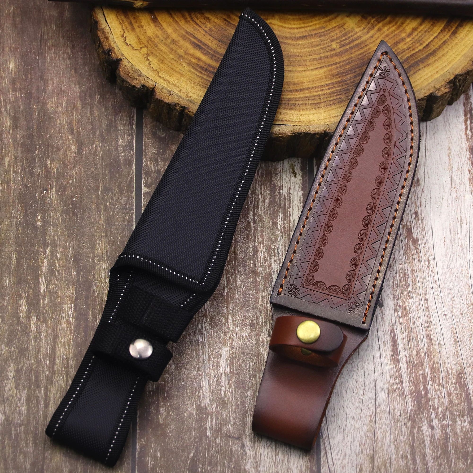 Knife sheath sheath Outdoor knife sheath protective knife camping knife survival knife sheath blade protective sleeve 4