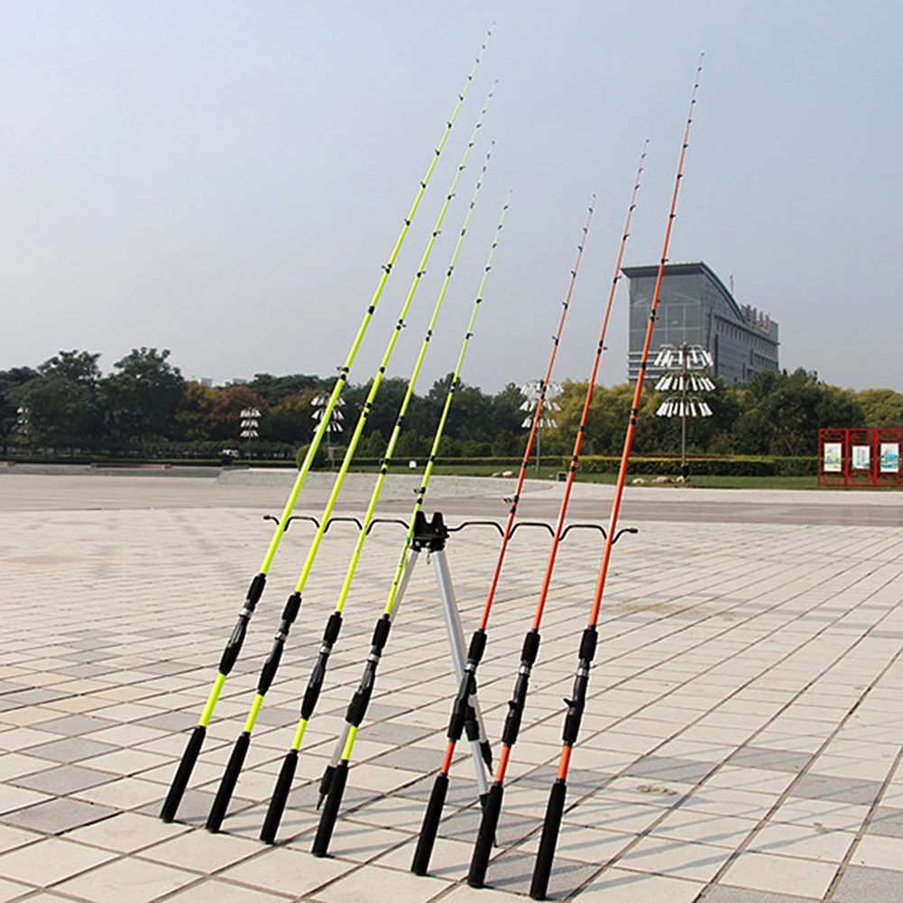 Lightweight Fiberglass Fishing Rods Ultra-sensitive 2 Section Sea Pole For River Pond Fishing Удочка из стекловолокна 2 1m портативная телескопическая удочка fiberglass fishing pole travel морская рыбалка спиннинговый стержень