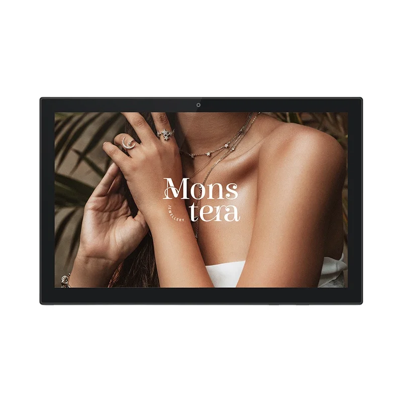 

WF1412T(2022) Oem Wall mounted digital signage tablet indoor 8.1 wifi industrial advertising poe rj45 lan tablet pc