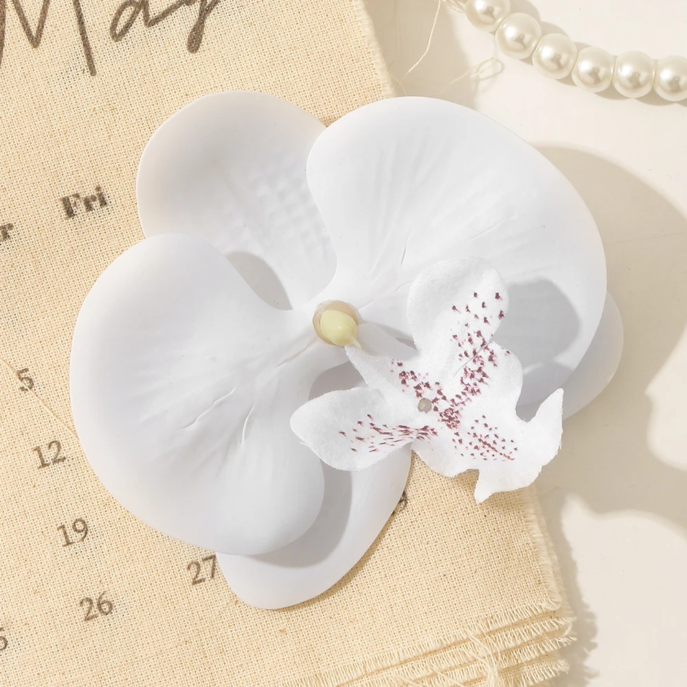 Elegant Butterfly Orchid Artificial Flowers Set - Perfect for Home Decor, Weddings, and Creative DIY Accessories