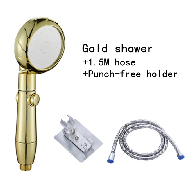 Gold shower set 4